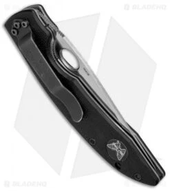 Vintage Benchmade Mini AFCK0-II 814S Liner Lock Knife (3.25" Satin Serr) -Benchmade Knife Shop Benchmade Vintage Mini LL Satin Serr 814S AFCK II BHQ 71274 jr side