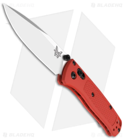 Benchmade Mini Bugout 533-04 AXIS Lock Knife Grivory Mesa Red (2.8" Satin) 3 Benchmade Mini Bugout 533-04 AXIS Lock Knife Grivory Mesa Red (2.8" Satin)