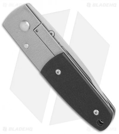 Vintage Benchmade 330 Mel Pardue Knife Ti/Black G-10 (2.4" Satin Serr) 5 Vintage Benchmade 330 Mel Pardue Knife Ti/Black G-10 (2.4" Satin Serr) - Image 3