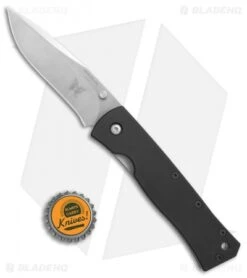 Vintage Benchmade Brend 600 Combat Folder (3.5" Satin) -Benchmade Knife Shop Vintage Benchmade Brend 600 combat folder satin BHQ 71889 er size