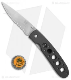 Vintage Benchmade Crawford Leopard 625S Liner Lock Knife (3.625" Satin Serr) -Benchmade Knife Shop Vintage Benchmade Crawford Leopard 625S satin serr BHQ 71888 er size