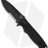 Benchmade Nim Cub II Knife 147SBK Drop Point Fixed Blade (3.5" Black Serr) -Benchmade Knife Shop benchmade 147sbk nimcub ii