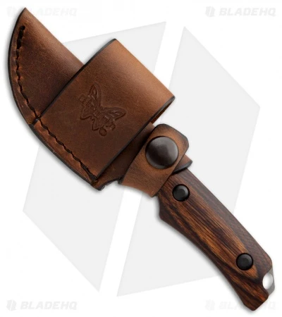 Benchmade Hidden Canyon Hunter Knife Wood Fixed Blade (2.67" Stonewash) 15016-2 4 Benchmade Hidden Canyon Hunter Knife Wood Fixed Blade (2.67" Stonewash) 15016-2 - Image 2