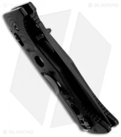 Benchmade Sibert 275SBK Adamas AXIS Lock Knife Black G10 (3.82" Black Serr) 7 Benchmade Sibert 275SBK Adamas AXIS Lock Knife Black G10 (3.82" Black Serr) -Benchmade Knife Shop benchmade 275sbk sibert adams tactical serr axis lock side