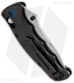 Benchmade PROTOTYPE 484-1 Nakamura AXIS Lock Knife (3.08" Stonewash) -Benchmade Knife Shop benchmade 484 1 nakamura thumb side 1