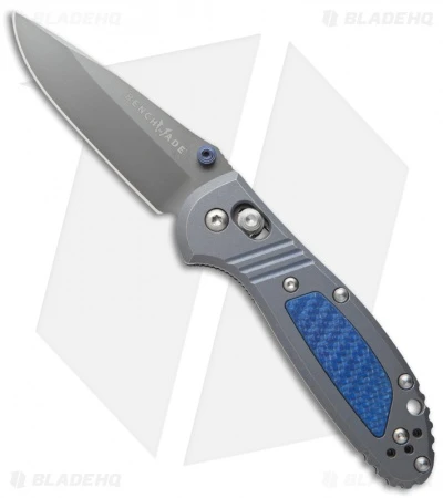 Benchmade Gold Class 556-141 Mini Griptilian AXIS Knife Titanium Blue Twill G10 3 Benchmade Gold Class 556-141 Mini Griptilian AXIS Knife Titanium Blue Twill G10