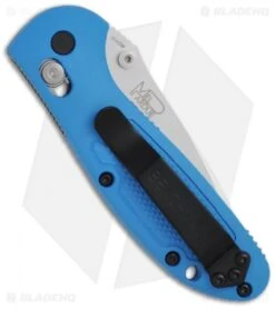 Benchmade Mini Griptilian AXIS Lock Knife Blue (2.91" Satin) 556-BLU-154CM -Benchmade Knife Shop benchmade 556 blu mini griptilian back