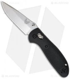 Benchmade Mini Griptilian AXIS Lock Knife Black (2.91" Satin) 556-154CM