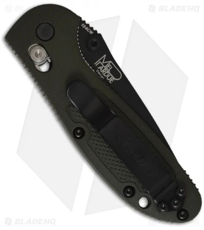 Benchmade Mini Griptilian OD Green Tanto Knife (2.91" Black) 557BKOD 4 Benchmade Mini Griptilian OD Green Tanto Knife (2.91" Black) 557BKOD - Image 2