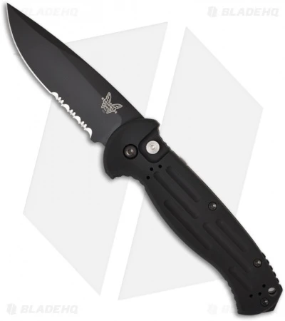 Benchmade 9051SBK AFO II Automatic Knife (3.56" Black Serr) *Used* 3 Benchmade 9051SBK AFO II Automatic Knife (3.56" Black Serr) *Used*