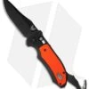 Benchmade 9170BK-ORG Triage Knife Orange Axis Automatic (3.58" Black) -Benchmade Knife Shop benchmade 9170bk org auto triage