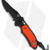 Benchmade 9170SBK-ORG Triage Knife Orange Axis Automatic (3.58" Black Serr) -Benchmade Knife Shop benchmade 9170sbk org auto triage