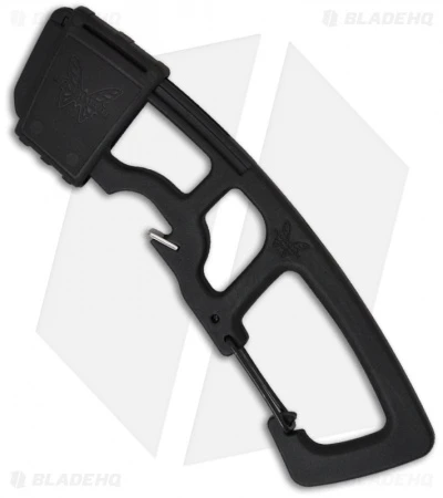 Benchmade Black Strap Cutter Rescue Hook W/ Carabiner 9CB-BLK 4 Benchmade Black Strap Cutter Rescue Hook W/ Carabiner 9CB-BLK - Image 2
