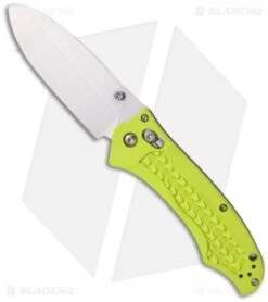 Benchmade Bullhead Axis Lock Knife Yellow (3.45" Satin) 111H2O-YEL