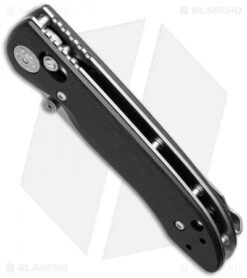 Benchmade Foray AXIS Lock Knife Black G-10 (3.24" Satin Serr) 698S 7 Benchmade Foray AXIS Lock Knife Black G-10 (3.24" Satin Serr) 698S -Benchmade Knife Shop benchmade foray axis 698s bottom cm