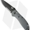 Benchmade Griptilian AXIS Lock Knife Gray/Blue G-10 (3.45" Black Serr) 551SBK-1 -Benchmade Knife Shop benchmade griptilian 551sbk 1 cm