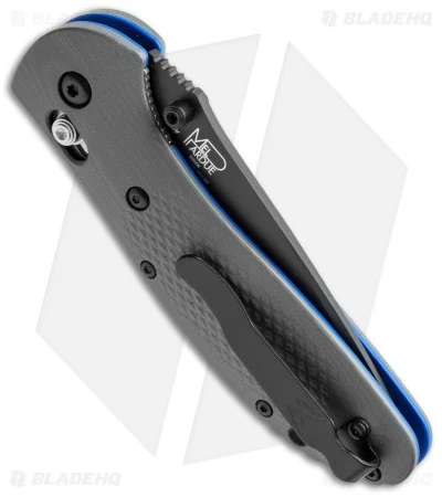 Benchmade Griptilian AXIS Lock Knife Gray/Blue G-10 (3.45" Black Serr) 551SBK-1 5 Benchmade Griptilian AXIS Lock Knife Gray/Blue G-10 (3.45" Black Serr) 551SBK-1 - Image 3