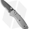 Benchmade Mini Barrage AXIS-Assist Knife Gray G-10 (2.91" Black Serr) 585SBK-2 -Benchmade Knife Shop benchmade mini barrage 585sbk 2 cm