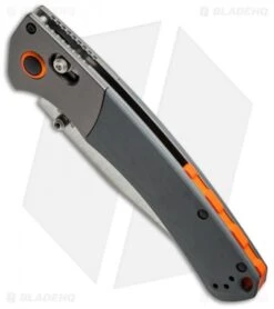 Benchmade Hunt Crooked River AXIS Lock Knife Gray G-10 (4" Satin) 15080-1 -Benchmade Knife Shop chaves fixed blade skull clip bottom cm